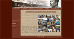 Desktop Screenshot of firstnations.eu