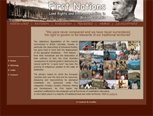 Tablet Screenshot of firstnations.eu